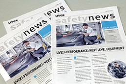Das neue uvex safety news Kundenmagazin für Arbeitsschutz 2013