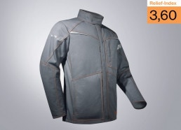 Ergonomische und vor Hitze schützendeuvex heat shell Schutzjacke mit Relief-Index 3,60