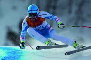 Matthias Mayer aux Jeux Olympiques de Sotchi en 2014