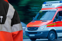 Persönliche Schutzausrüstung ist für die Einsatzkräfte vom Bayerischen Roten Kreuz unerlässlich.