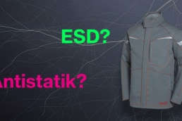 Antistatische uvex ESD-Schutzkleidung mit elektrostatischer Ableitung