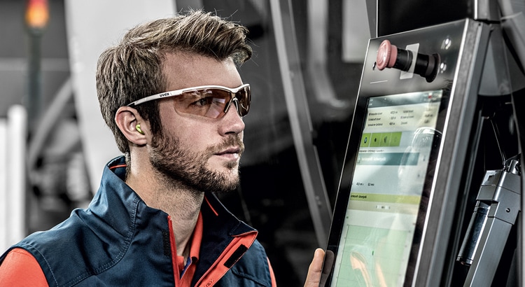 Lunettes uvex CBR65 pour les travaux sur écrans