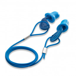 uvex xact-fit detec Stöpselgehörschutz mit Kordel und auffälliger blauer Farbe, auch für die Lebensmittelverarbeitung geeignet