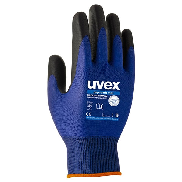 The uvex phynomic Wet Safety Glove brings Great Relief from Dermatitis