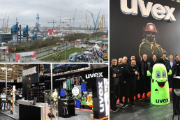 Impressionen vom uvex Messestand auf der bauma 2019 in München