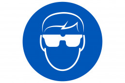 Schild Schutzbrillentragepflicht