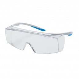 uvex super f OTG CR autoklavierbare Schutzbrille mit Bügeln für Laborarbeiten, auch als Überbrille geeignet