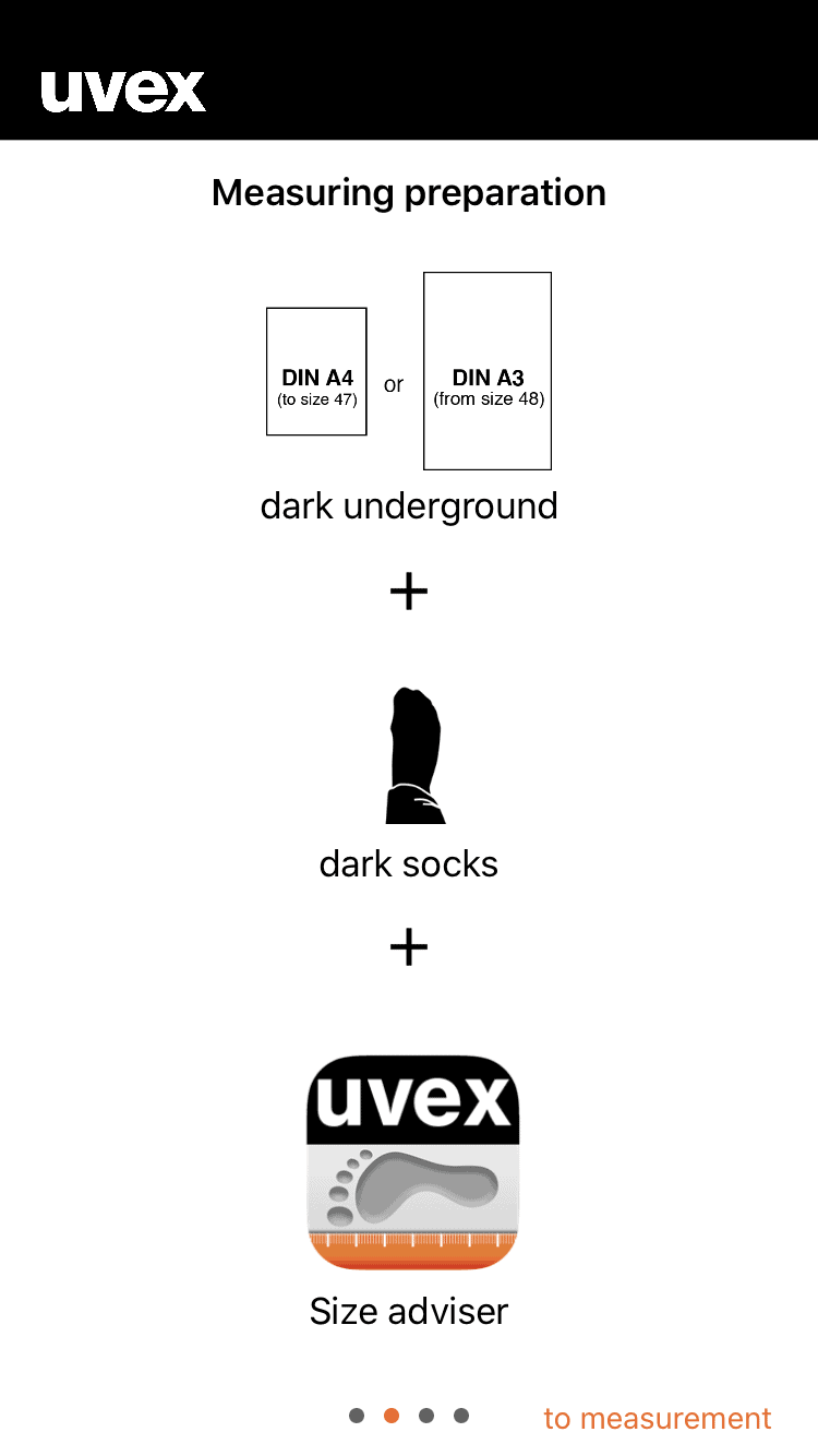The right size safety shoe app uvex safety