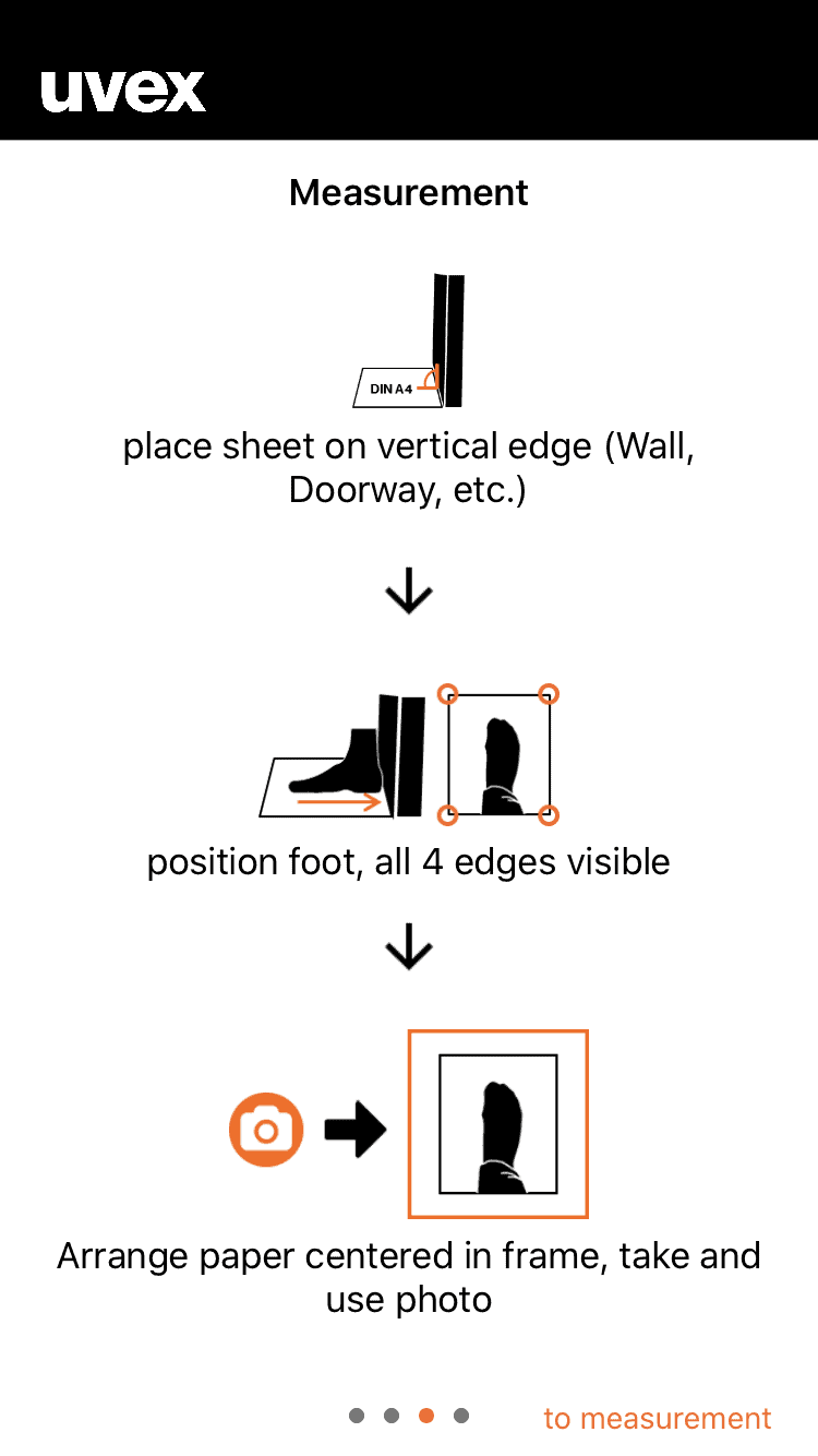 The right size safety shoe app uvex safety