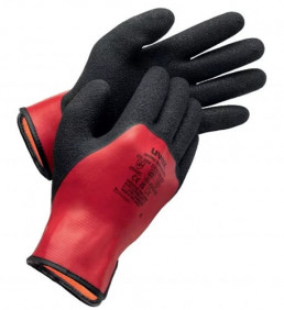 uvex unilite thermo FC Winter-Schutzhandschuhe in rot-schwarz zum Schutz vor Kälte, Nässe und Kontaktwärme bis 250 Grad Celsius