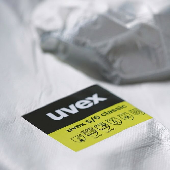 Einwegschutzanzug uvex 5/6 classic