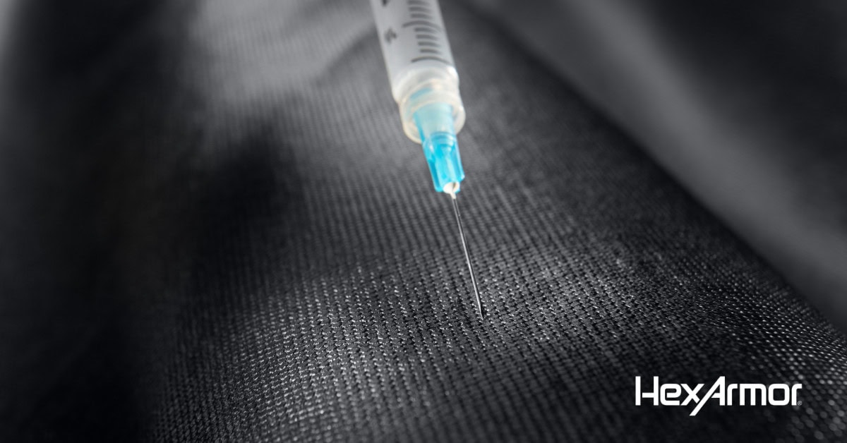 HexArmor needle stick resistance