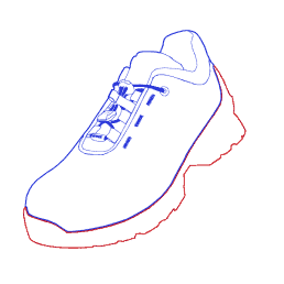 footwear outlline